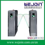 Electronic Flap Barrier Turnstile , Steel Barrier Gate WEJOIN OEM /ODM Barcode Scanner