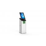 Freestanding Self Service Kiosk Touchscreen With Passport Reader For Airport