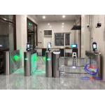 Multifunctional Flap Turnstile Gate Face Recognized Access Control Security Scanner Gate for sale