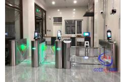 China Multifunctional Flap Turnstile Gate Face Recognized Access Control Security Scanner Gate supplier