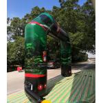 Factory 150Z Fabric Arch Inflatable Advertising Signs For Outdoor Activities