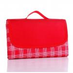 Fashion Waterproof Portable Beach Mat With Color Stripe / Plaid Pattern for sale