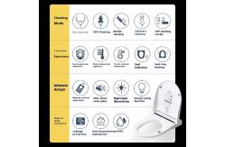 China Smart Electric Toilet Bidet Seat Soft Close V/U Shaped Waterproof supplier