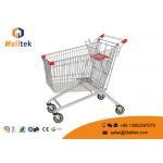 Retail Grocery Store Commercial Shopping Trolley European Style Foldable Trolley Cart for sale