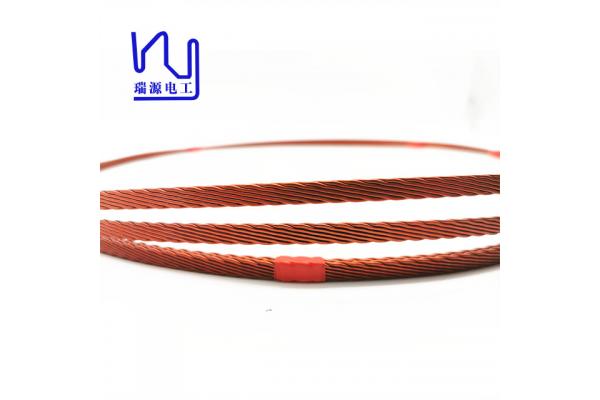 1.0mm * 10 Stranded Copper Litz Wire Continuously Transposed Conductor