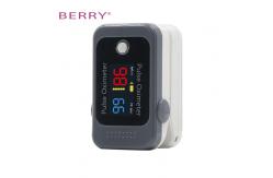 China TFT LCD Screen Fingertip Pulse Oximeter Gray Orange supplier