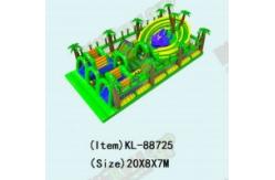 China Green - themed Inflatable Fun Palm Zone Customized Obstacle supplier
