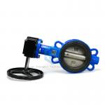 Manual Electric Motorized Valve 2 Inch - 8 Inch Ductile Iron Wafer Butterfly Valve for sale