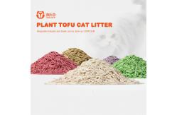 China Green Plant Natural Flushable Cat Litter Friendly Natural Cat Litter Odor Control supplier
