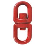 Color Painted Drop Forged Chain Swivel With Bearing Boat Rigging Hardware for sale