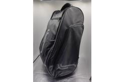 China Black Polyester Racket Sports Bag With Shoe Compartment supplier