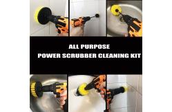China 15Pcs Polypropylene Drill Brush Attachments Set Scrub Sponge Tube Grouting supplier