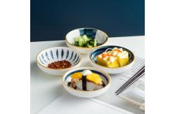 China 4 Plates Ceramic Dinnerware Set With Simple Design And Customer Logo supplier