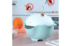 China PP Sky Blue Multifunctional Vegetable Cutter With Drain Basket supplier