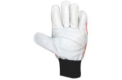 China Class 0 cut resistant Leather Chainsaw Gloves / Chainsaw Protective Gloves supplier