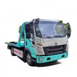Lightweight Small HOWO 4x2 Tow Truck Wrecker Truck With One Tow Two Function for Car Accident for sale