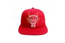 China Custom 6 Panel Snapback Hat / 3D Embroidery Logo Snapback Cap supplier