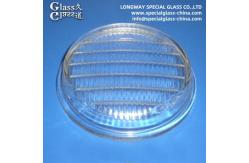 China Durable Molded Borosilicate Headlight Glass Cover For Outdoor Lighting System supplier
