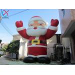 Customzied Attractive Outdoor Inflatable Christmas Decorations Santa Claus for sale