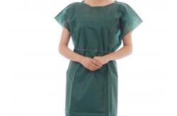 China Single Use Nonwoven Patient Gown Without Sleeves supplier