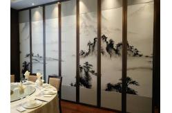 China Operable Folding Partition Walls , Aluminum Sliding Partition Doors supplier
