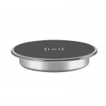 Desktop Round 15W Embedded Wireless Charger Aluminum Alloy for sale