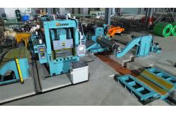 China Light Gauge Rotary Shear Fly Cut To Length Line Machine 3 X 1600 supplier