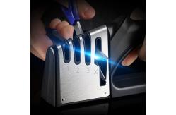 China 3 Slot Multifunctional Stainless Steel Knife Sharpener CPSIA Household Kitchen Tools supplier