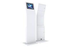 China 12.9 SPCC Floor Standing LCD Kiosk PC Stand Rotating Enclosure supplier