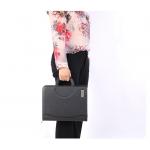 Waterproof A4 Leather Portfolio Case , Handheld Leather File Folder With Zipper