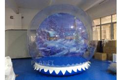 China Ornament Inflatable Snow Globe Tent For Holiday 3 Years Warranty supplier