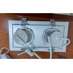 Embedded Cri80 Led Grille Light , Rectangular Led Downlight
