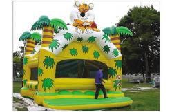 China Inflatable Bouncer / INFLATABLE jump / inflatable jungle palm tree bouncer supplier