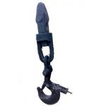 Aluminum Brass Rubber Elements , Zine Plated Surface Treatment Hook-headed for sale