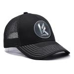 Black Mesh 5 Panel Trucker Cap Custom Sublimation Patch Logo Mens Trucker Hats