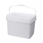 Thickened Lid Plastic Rectangle Bucket With Lid For Outdoor Fishing Camping 4 Gallon for sale