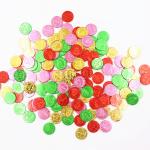 Colorful Pack Chocolate Coin Healthy Sweets Confectionery 150pcs/Jar Egg Shape for sale