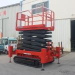 Crawler Mobile Scissor Lift 4m 6m 8m Electric All Terrain Scissor Lift Platform for sale