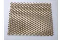 China Golden Silver Black Metal Aluminum Expanded Mesh Net Cloth Screen Netting supplier
