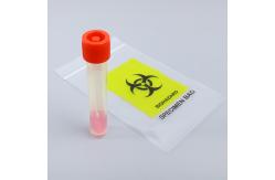 China 15*24.5cm Pathology Specimen Transport Bags Gravure Printing Lab Use supplier