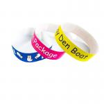 Adjustable Custom Tyvek Paper Wristbands Personalized Heat Resistant For Event