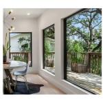 Modern Large Aluminium Fixed Glass Window Hurricane Impact Window For Home for sale