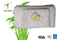 China Eco Friendly Bamboo Disposable Nappy Liners , Soft Biodegradable Bamboo Fleece Inserts supplier