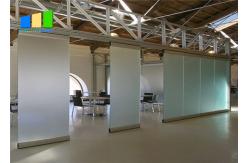 China Folding Glass Partition Accessories Frameless Aluminium Glass Partition For Bathroom supplier