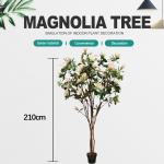 1.5m Artificial Potted Floor Plants Magnolia Tree For Dining Room for sale