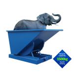 Outdoor Forklift Recycle  Bin With Cover Waste Treatment for sale