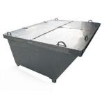 Low Profile Forklift Dumpster Hopper 4000LBS Self Tipping Dumpster