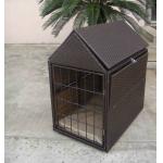 Aluminum Frame KD Wicker Pet Bed , Outdoor Waterproof Dog House