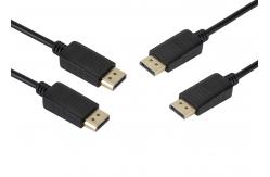 China Display Port Molded Male To Male 1.8M DP To DP Cable supplier