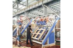 China Auto Stacking Nailing Euro Block Pallet Production Machinery supplier
